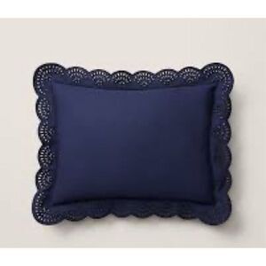 Ralph Lauren Home - Rl Eyelet Throw Pillow - Navy